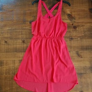 Needle & Thread Red Criss-Cross Dress